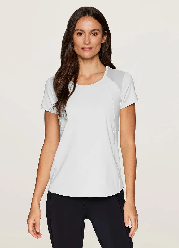Women's red t shirt Breezy Running Tee