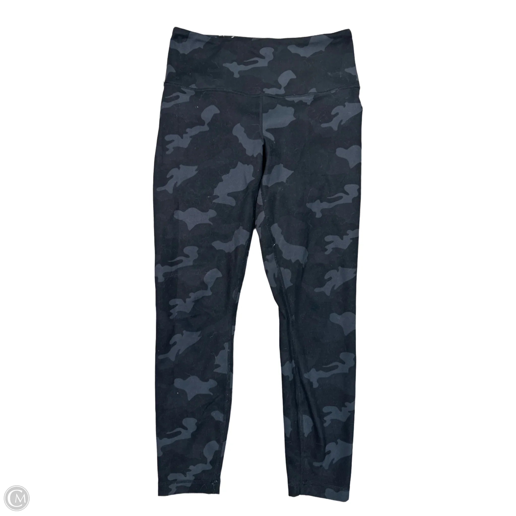 Women's purple tight trousers Athletic Leggings By Yogalicious In Camouflage Print, Size: M