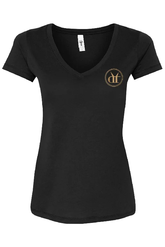 Women's button down t shirt Drink That Espresso Martini Women's V-Neck T-Shirt