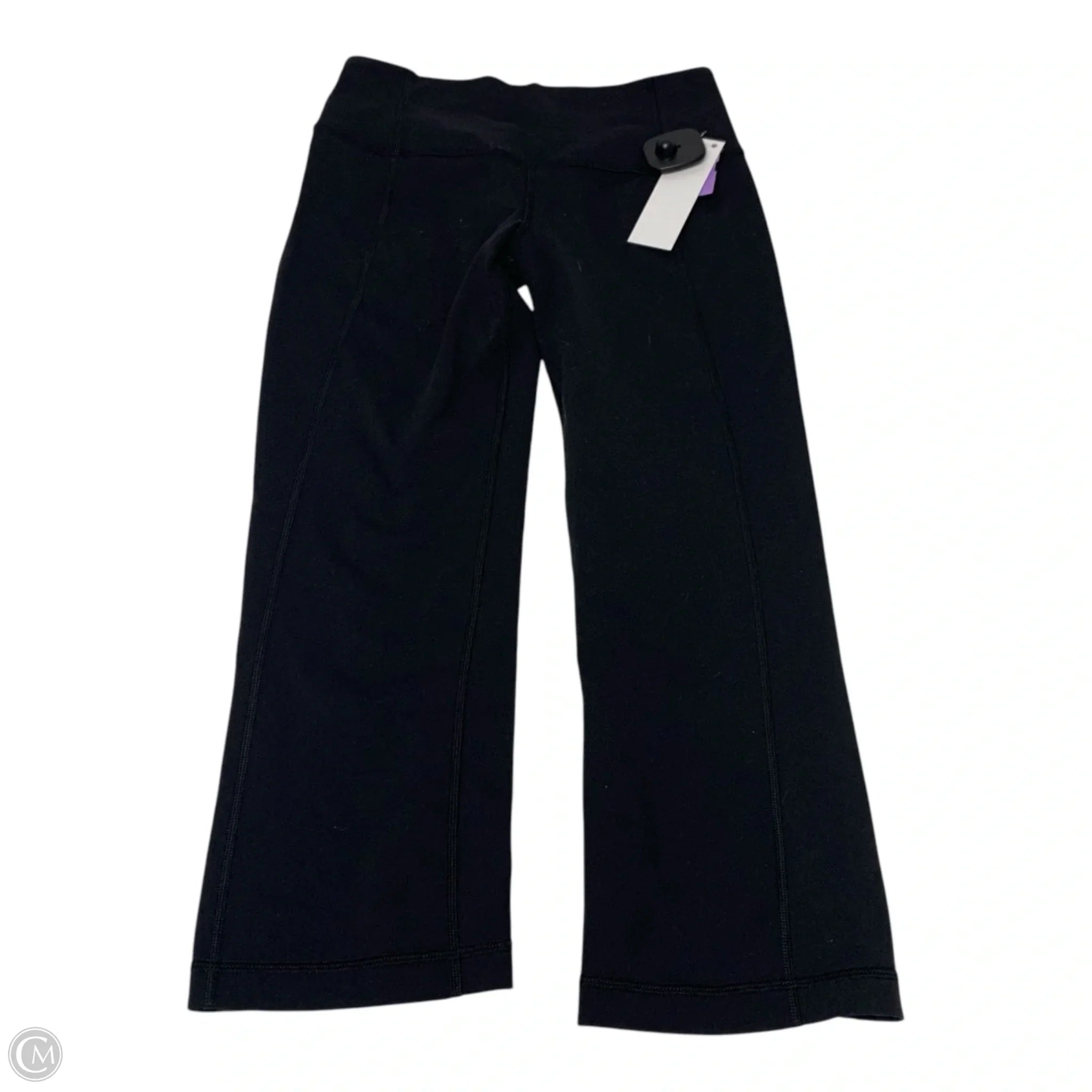 Women's nylon tight trousers Athletic Leggings Capris By Lululemon In Black, Size: S Women's nylon tight trousers Athletic Leggings Capris By Lululemon In Black, Size: S