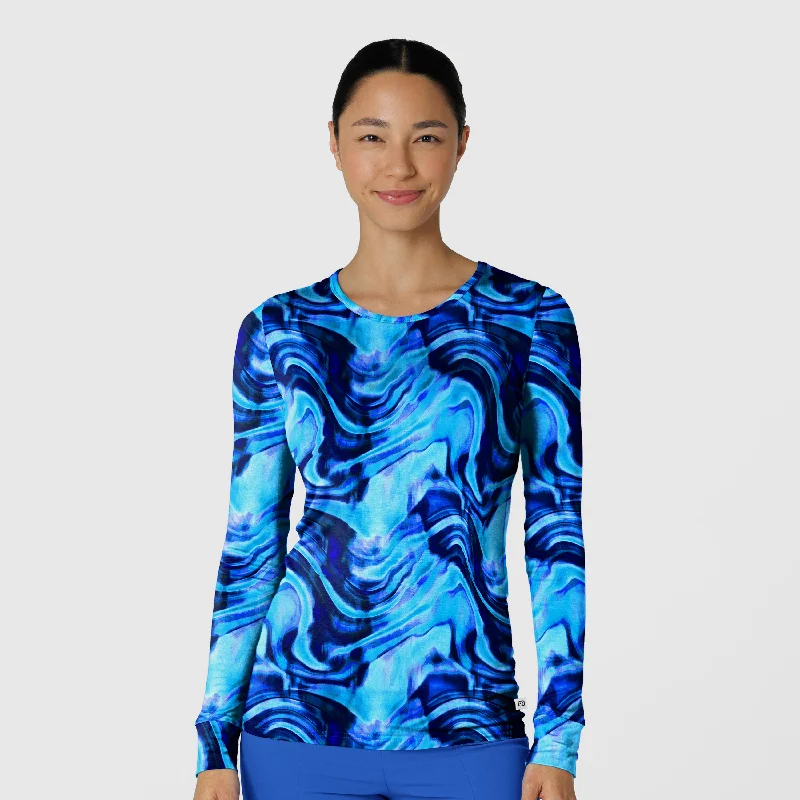 Women's silk t shirt Women's All-over Print Silky Tee - Dreamy Daze