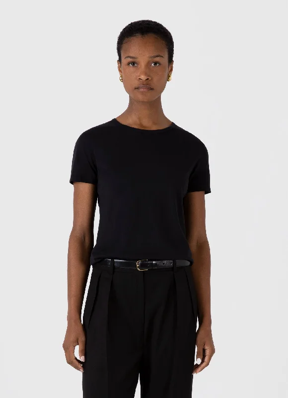 Women's Ralph Lauren t shirt Women's Classic T-shirt in Black