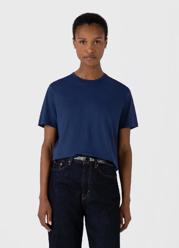Women's casual t shirt Women's Relaxed Fit T-shirt in Ink Blue
