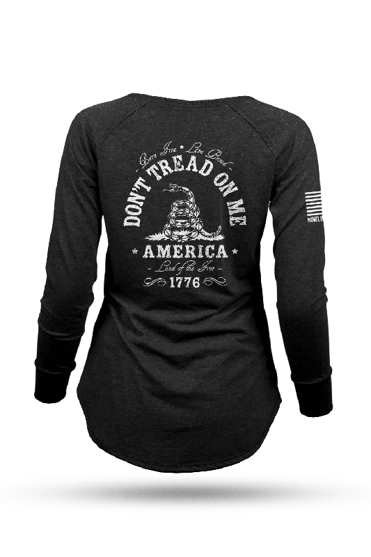 Women's plus size t shirt Don't Tread On Me - Women's Long-Sleeve Shirt