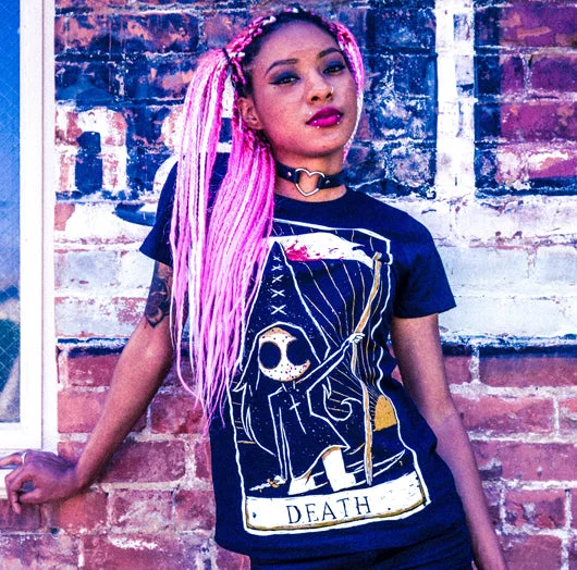 Women's tie dye t shirt The Death Card Women Tshirt