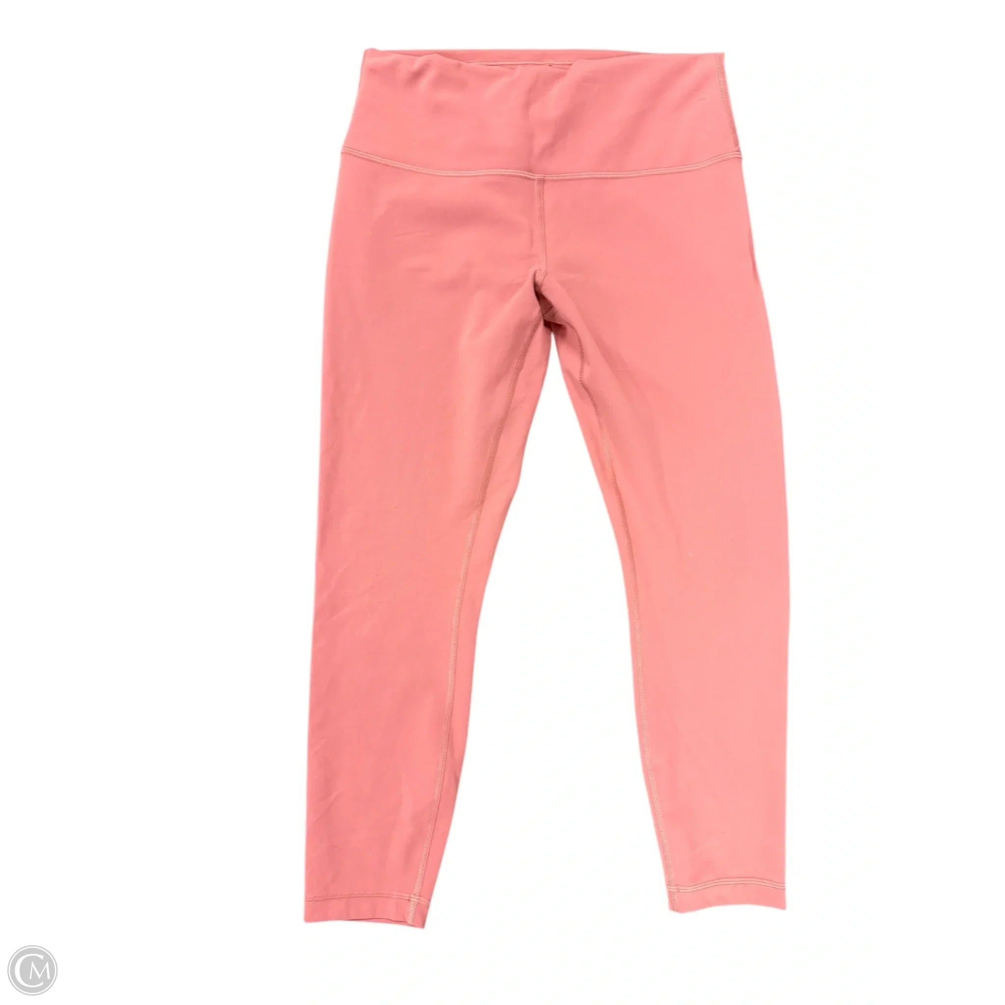 Women's red tight trousers Athletic Leggings By Lululemon In Pink, Size: 12