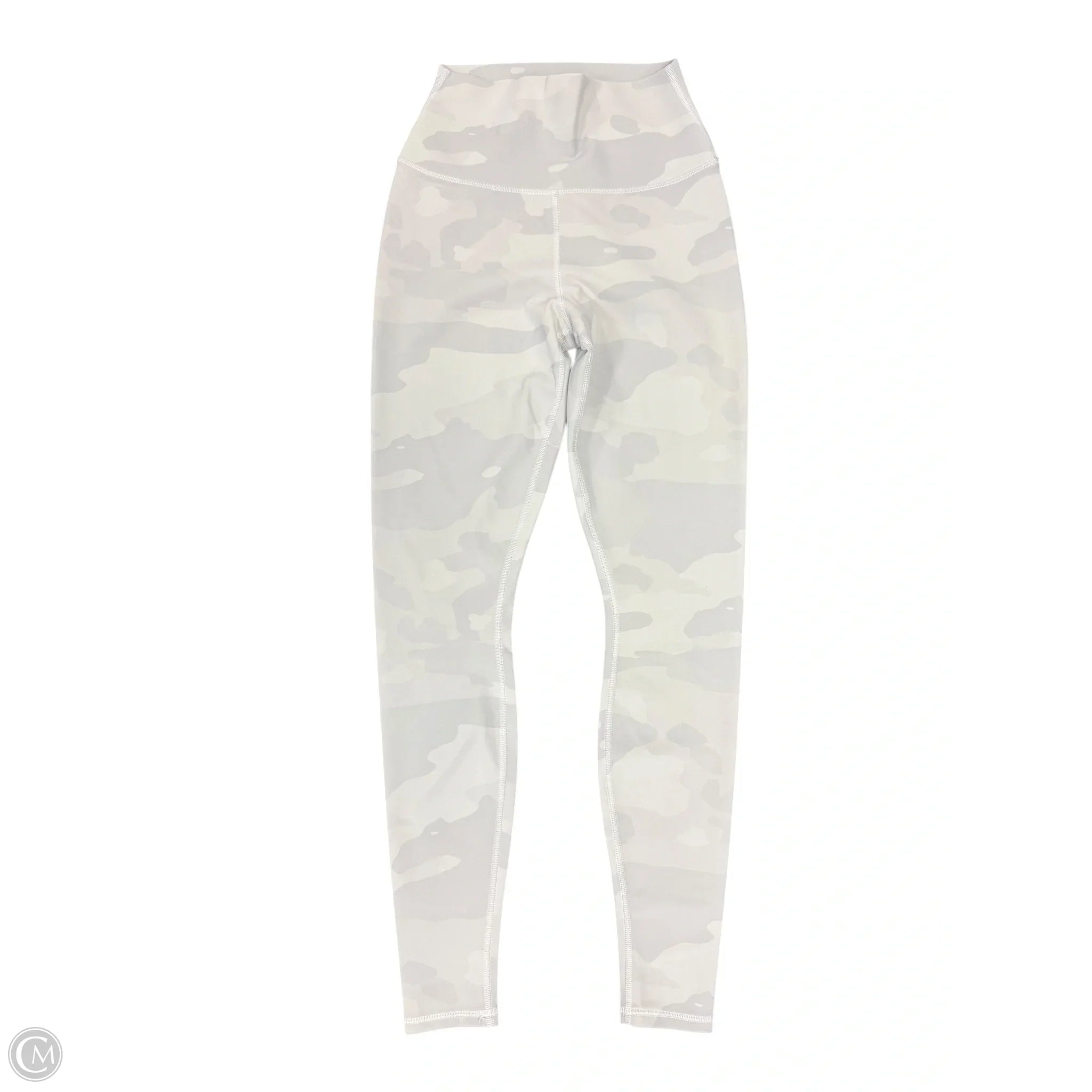 Women's cropped tight trousers Athletic Leggings By Alo In Grey, Size: Xs