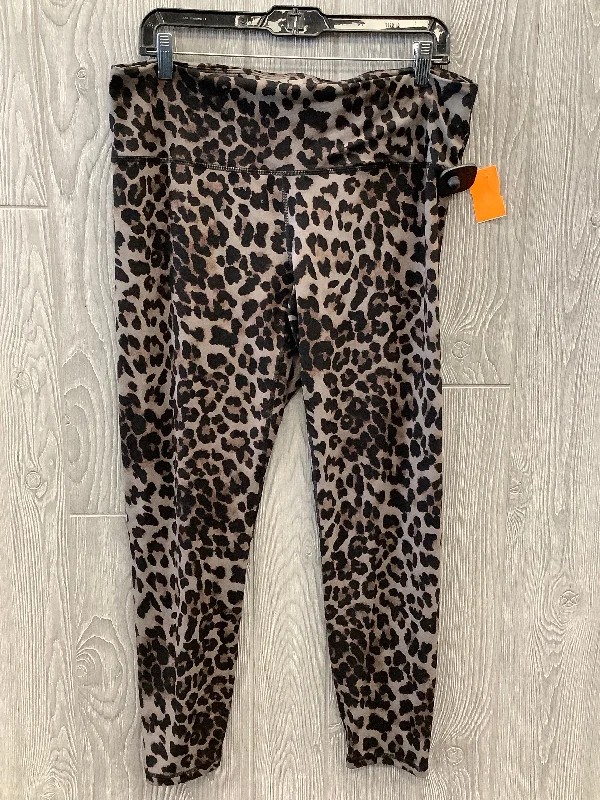 Women's office - wear tight trousers Pants Leggings By Clothes Mentor In Animal Print, Size: 2x