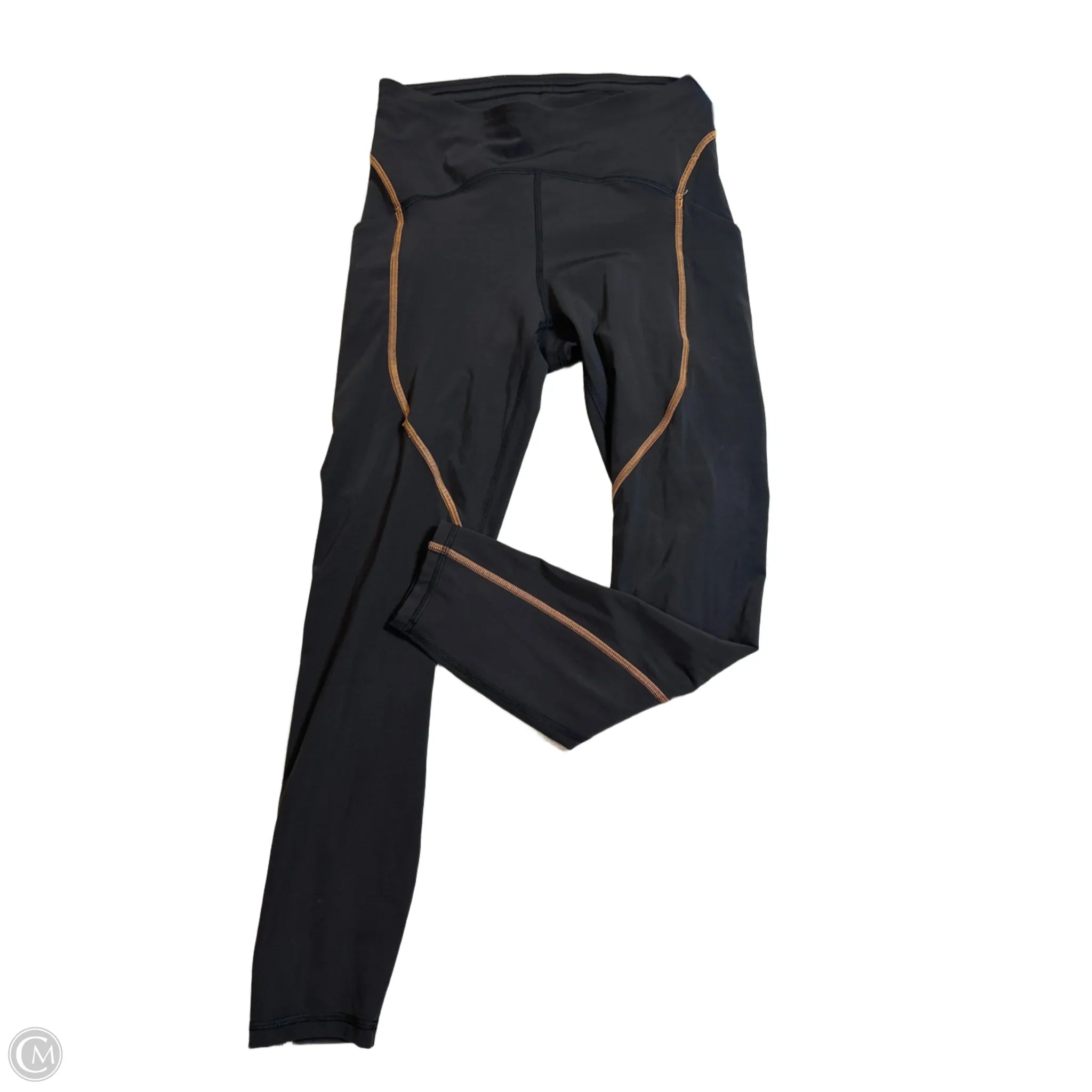 Women's ankle - length tight trousers Athletic Leggings By Lululemon In Grey, Size: M