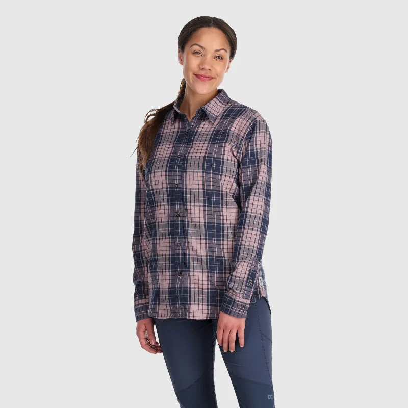 Women's modern - cut long sleeve minimalist shirt Women's Kulshan Flannel Shirt - Final Sale