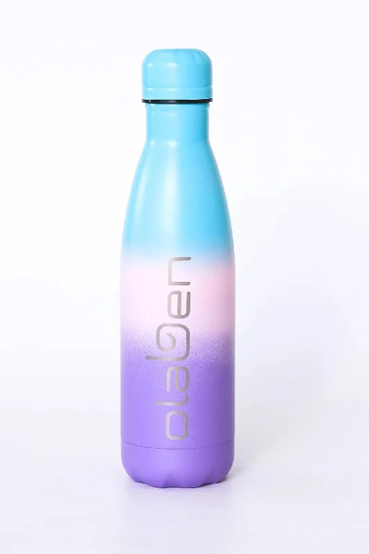 Women's plain - colored plus - size tight trousers Olaben Steel Water Bottle - Aurora