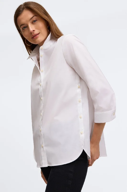Women's machine - washable long sleeve jersey shirt Juliet No Iron Stretch 3/4 Sleeve Shirt Women's machine - washable long sleeve jersey shirt Juliet No Iron Stretch 3/4 Sleeve Shirt