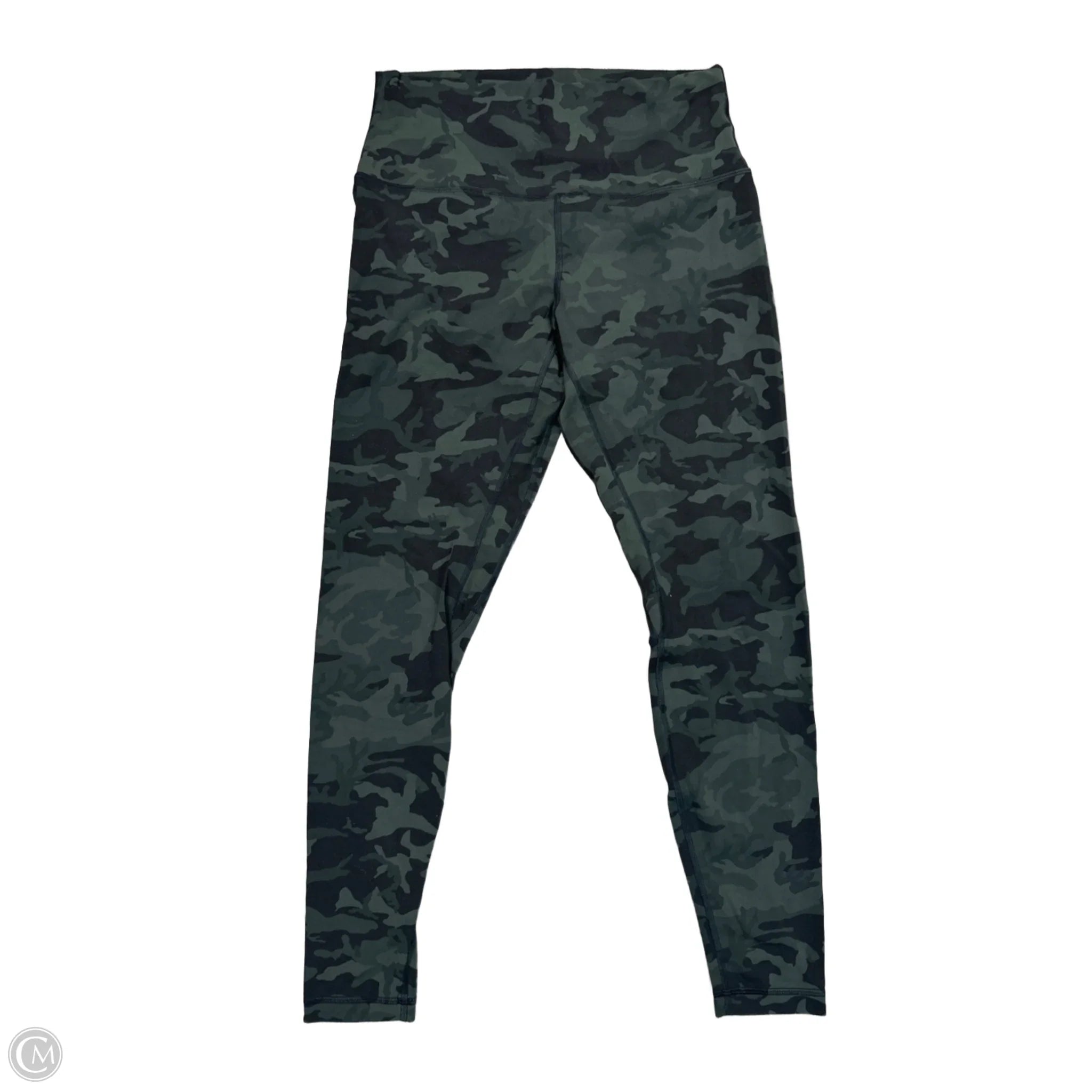 Women's linen tight trousers Athletic Leggings By Lululemon In Camouflage Print, Size: L Women's linen tight trousers Athletic Leggings By Lululemon In Camouflage Print, Size: L