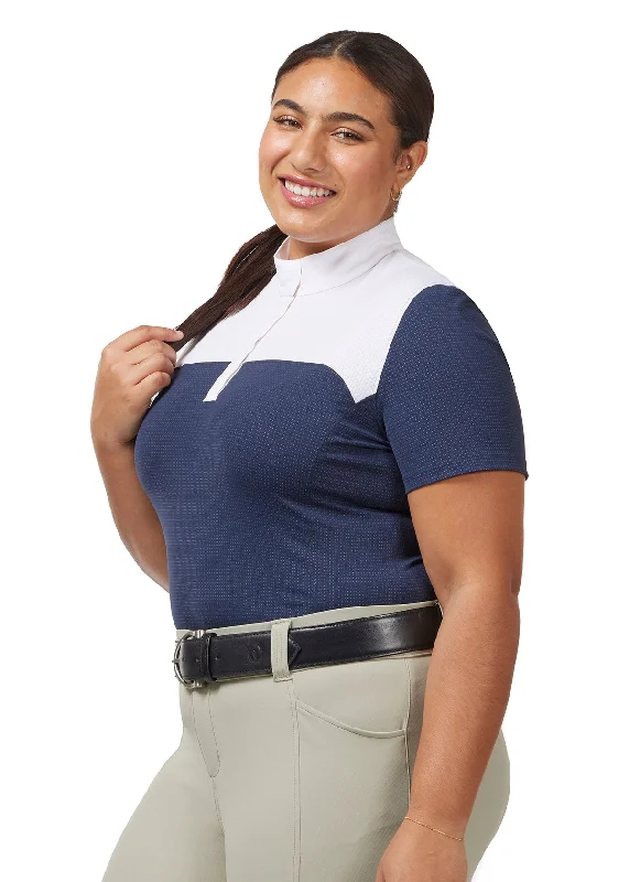 Women's hand - wash only long sleeve silk - blend shirt Affinity® Short Sleeve Show Shirt