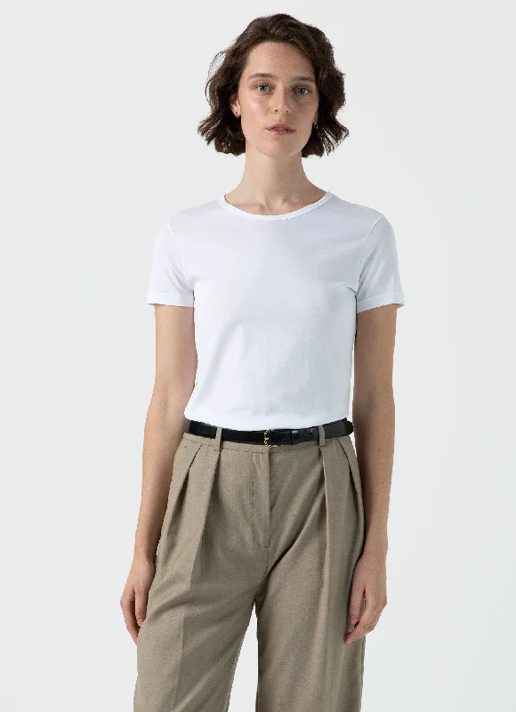 Women's retro t shirt Women's Classic T-shirt in White