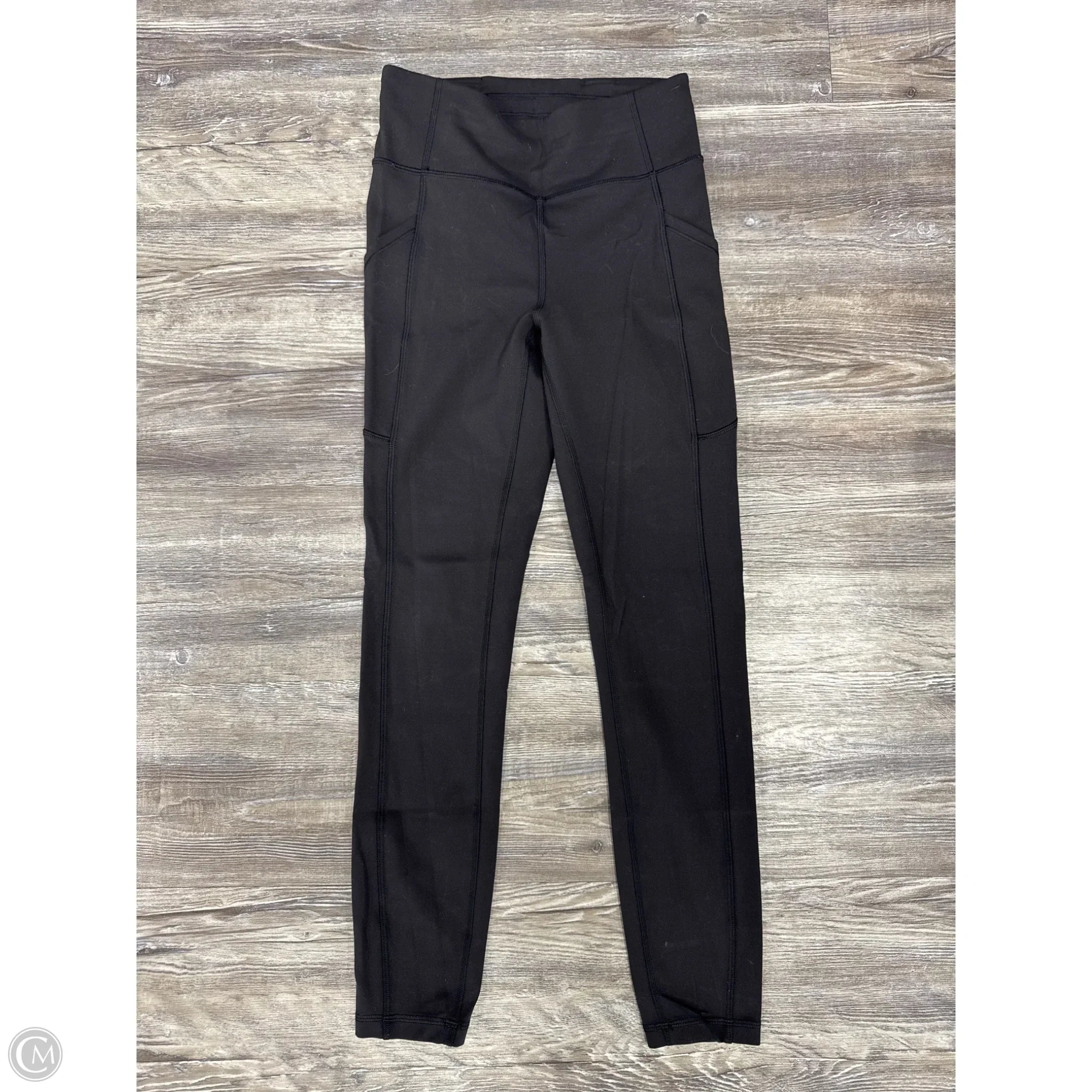 Women's tall - size tight trousers Athletic Leggings By Lululemon In Black, Size: 4