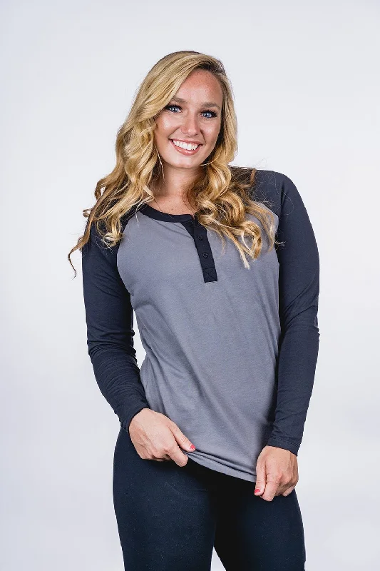 Women's slim fit t shirt Women's Henley [ON SALE]