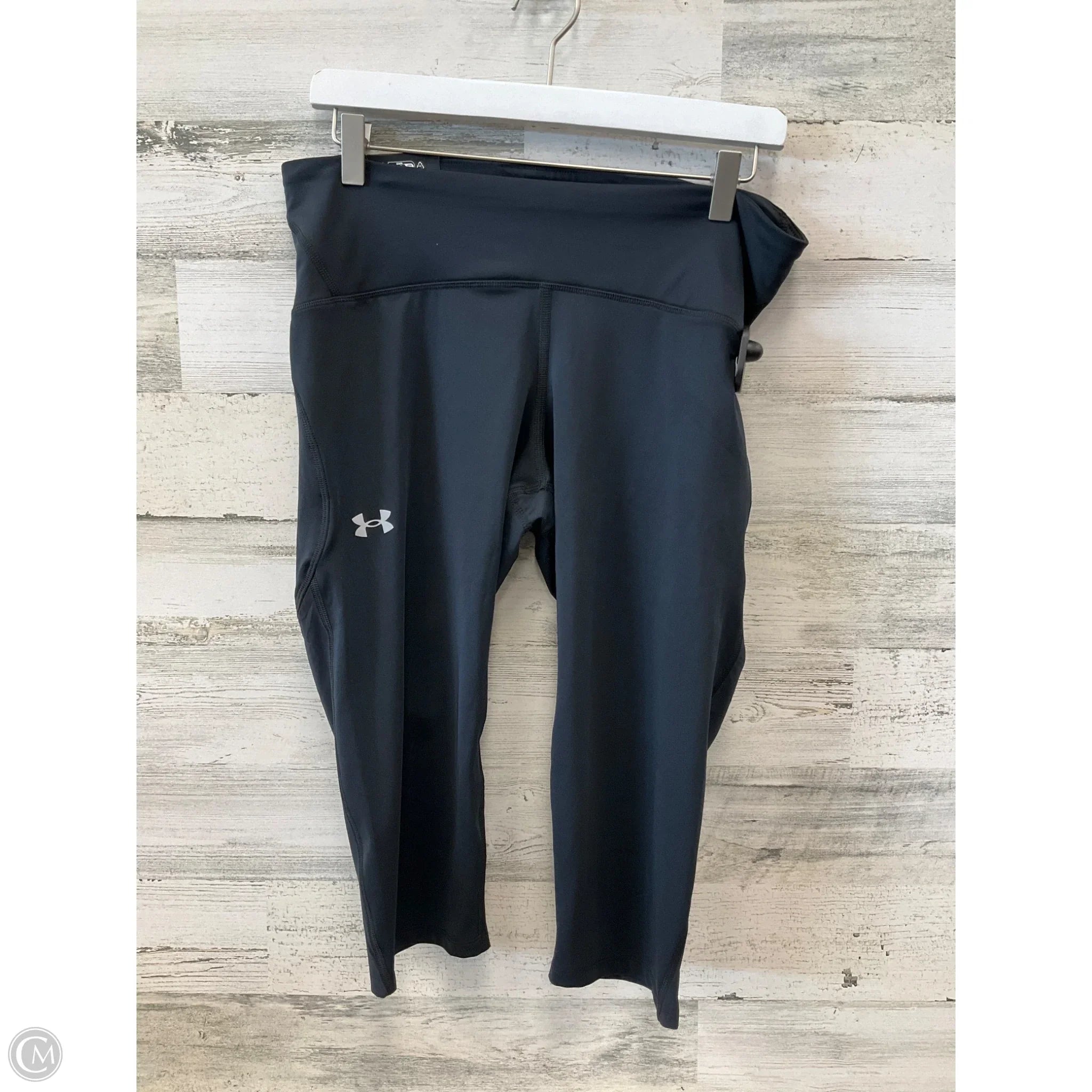 Women's name - brand tight trousers Athletic Leggings Capris By Under Armour In Black, Size: Xl