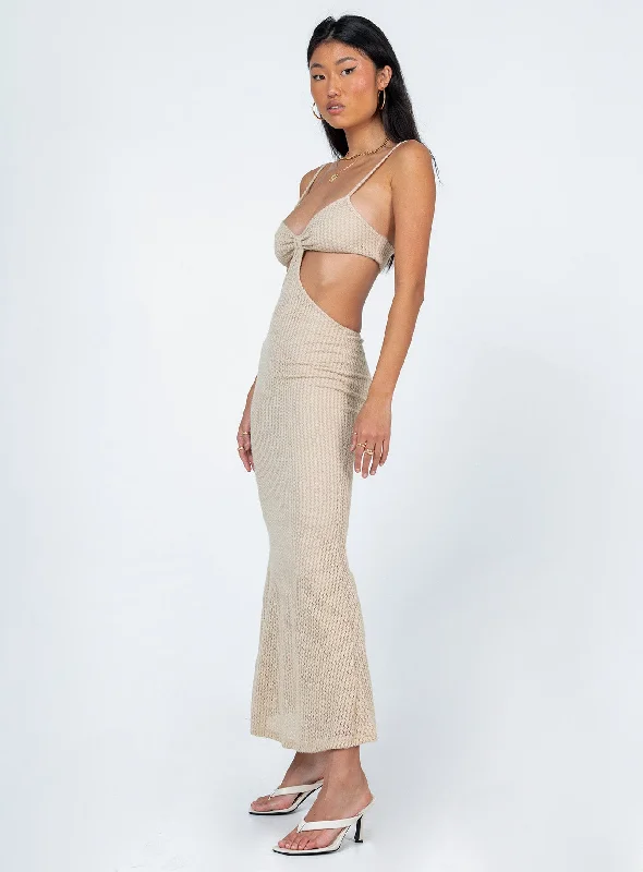 Shanni Maxi Dress Beige