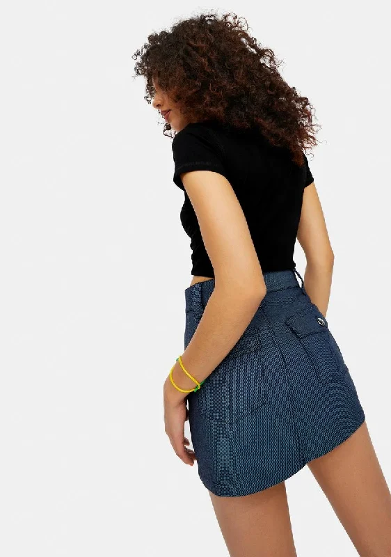 Cool Skippin' School Twill A-Line Mini Skirt