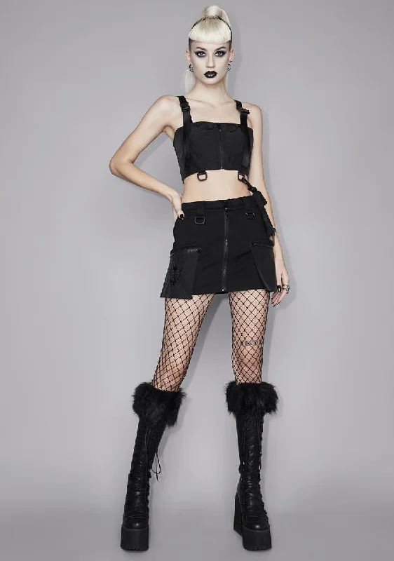 Defying Gravity Utility Mini Skirt