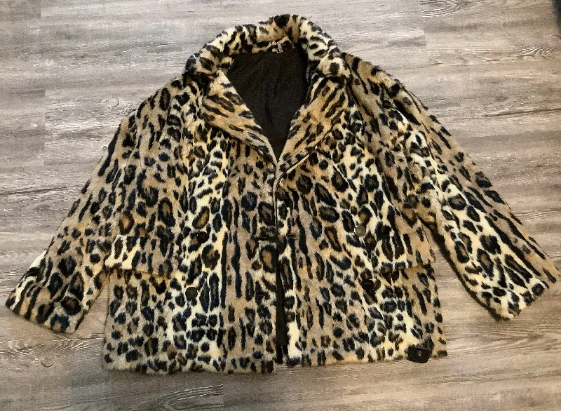 Animal Print Jacket Faux Fur & Sherpa We The Free, Size S