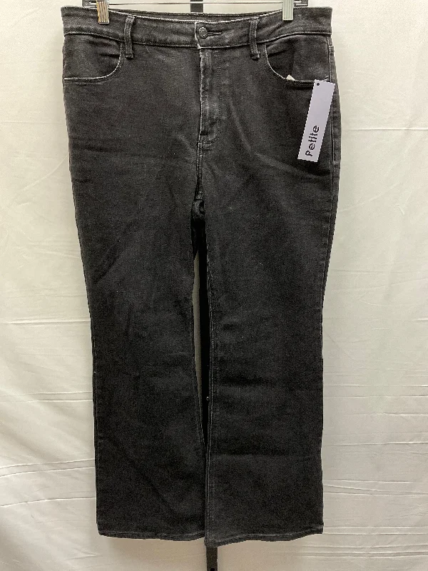 Black Denim Jeans Flared Old Navy, Size 12petite