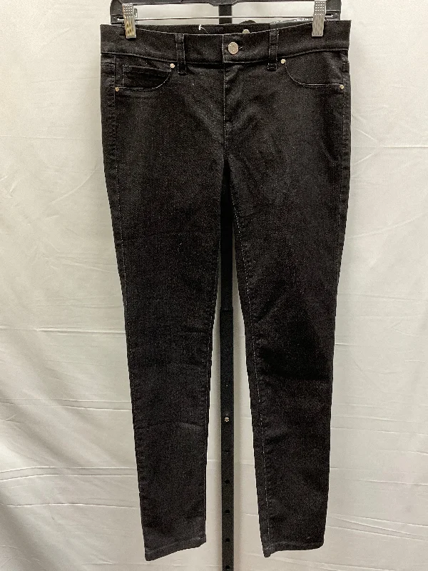 Black Denim Jeans Straight White House Black Market, Size S