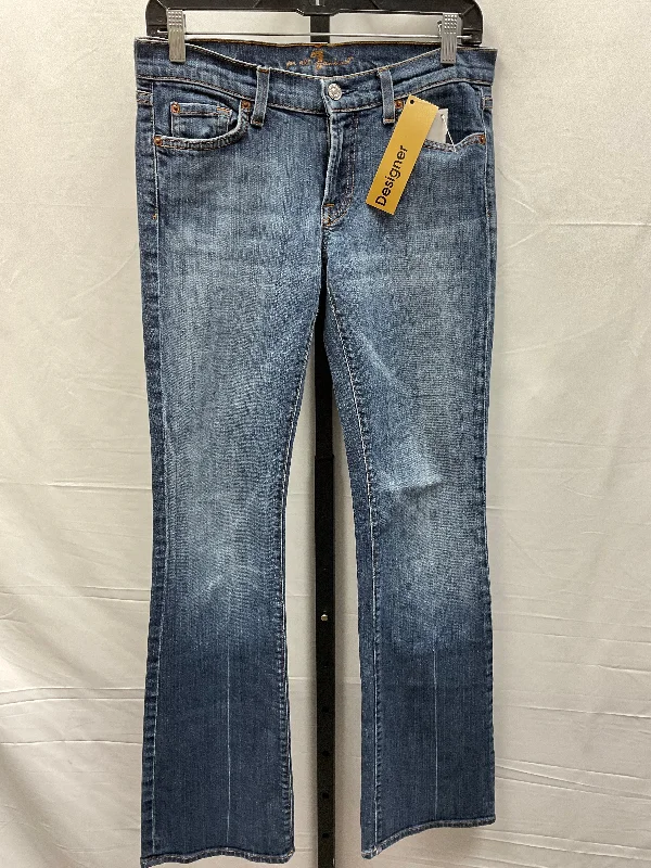 Blue Denim Jeans Designer 7 For All Mankind, Size 6