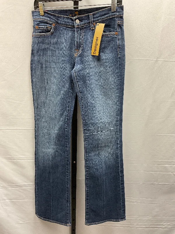 Blue Denim Jeans Designer 7 For All Mankind, Size 6