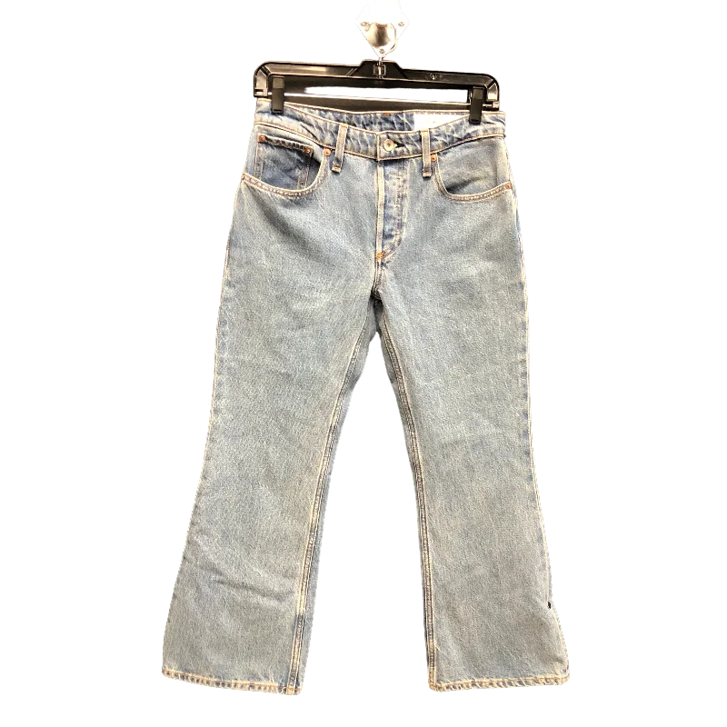 Blue Denim Jeans Designer Rag & Bones Jeans, Size 0