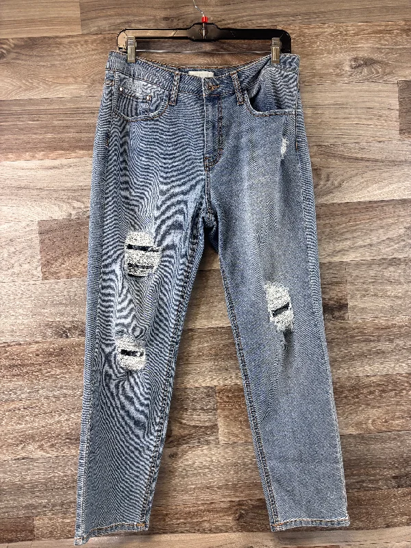 Blue Denim Jeans Straight Abound, Size 8