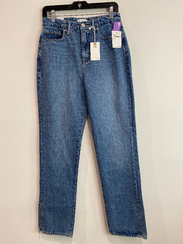 Blue Denim Jeans Straight Good American, Size 4