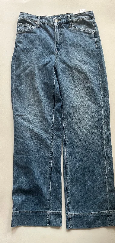 Blue Jeans Cropped Chicos, Size 6