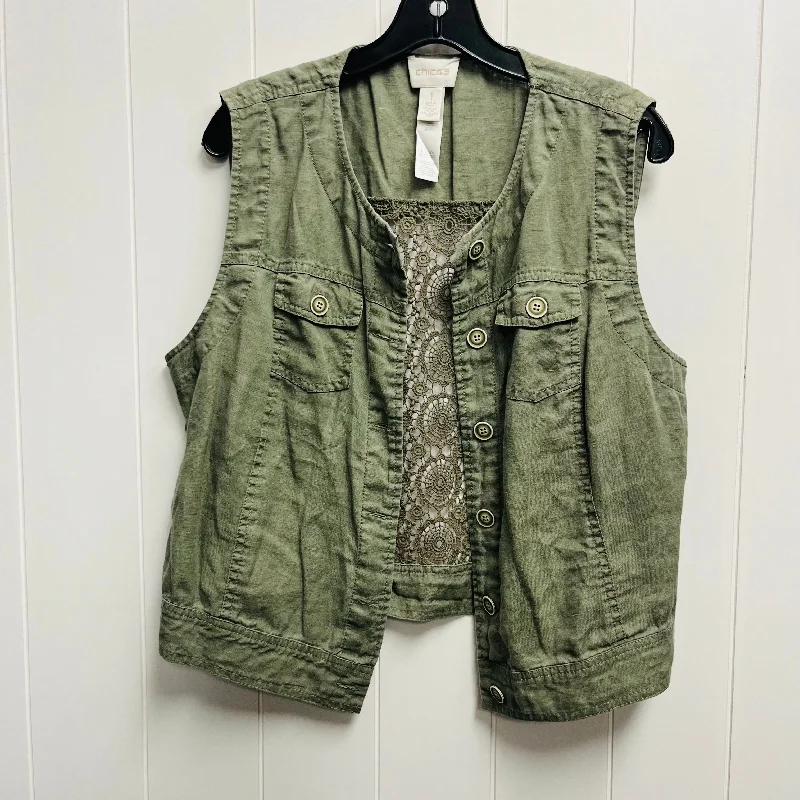 Green Vest Other Chicos, Size M