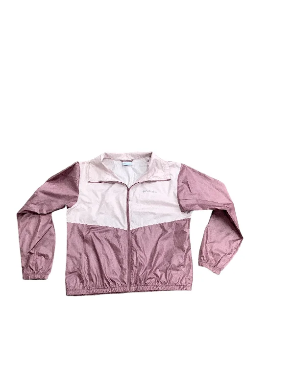 Pink Jacket Windbreaker Columbia, Size M