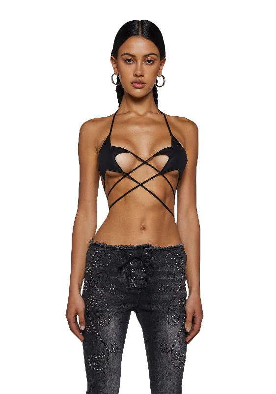 Backroads Bra Top- Black