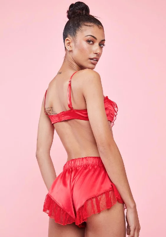 Cherry By The Banks Satin Lingerie Set