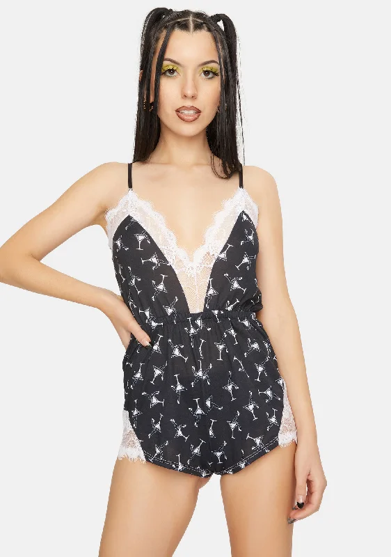 Come For A Nightcap Sleep Romper