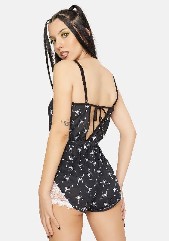 Come For A Nightcap Sleep Romper