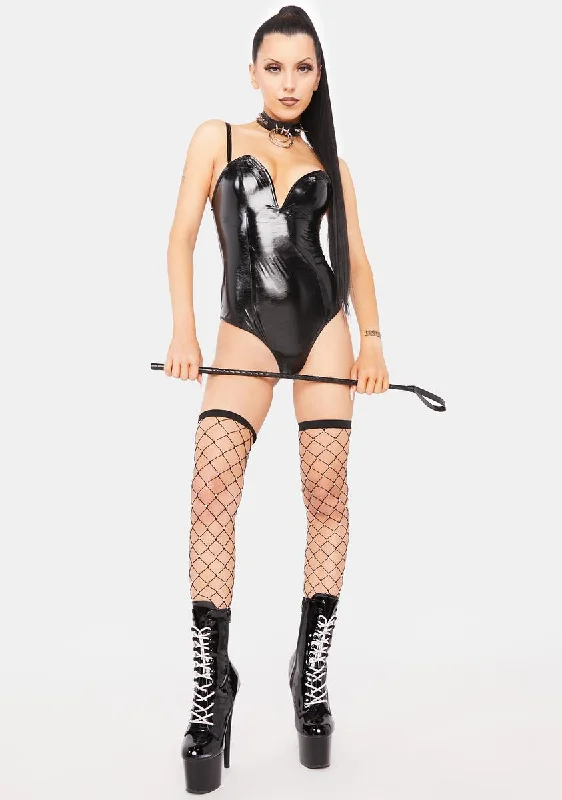 Demand My Love Vinyl Bodysuit