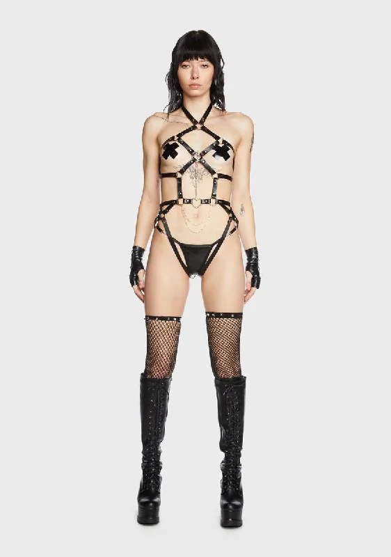 Keep Me Close Vegan Leather Harness