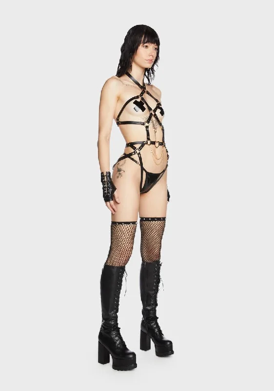 Keep Me Close Vegan Leather Harness