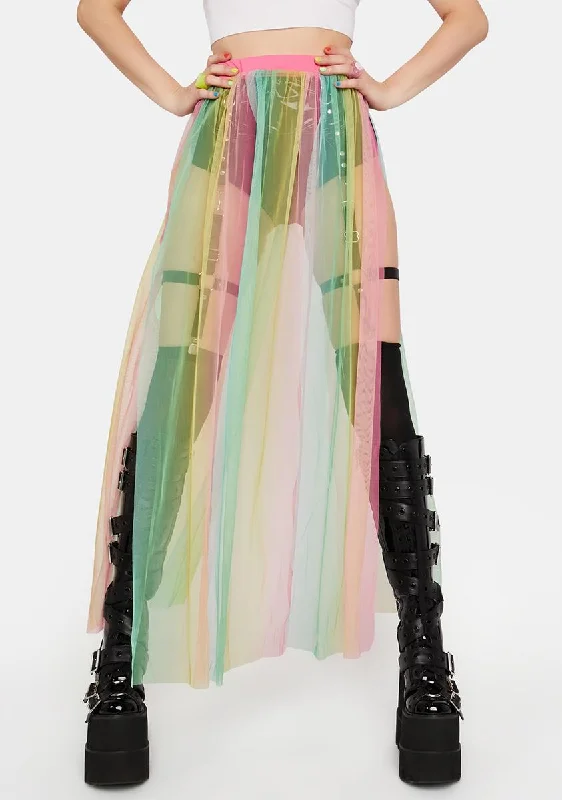 Magical Moments Sheer Maxi Skirt