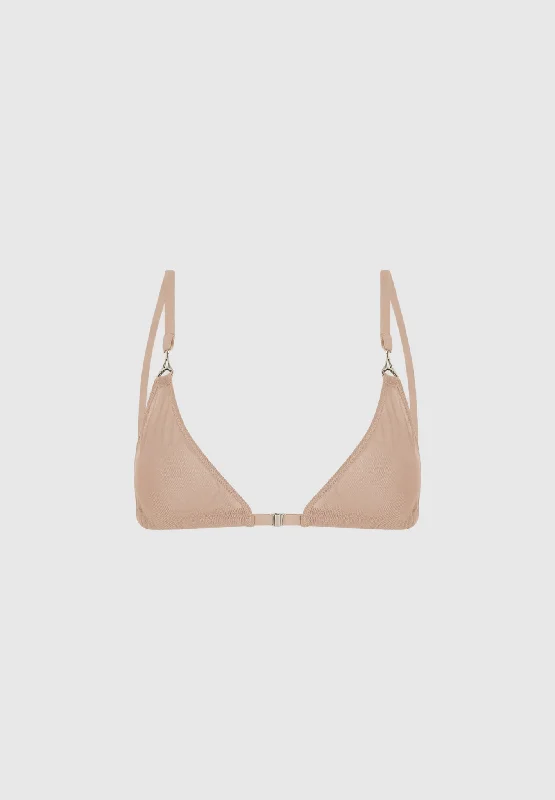 Mesh Bralette - Taupe