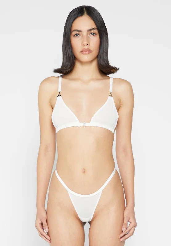 Mesh Bralette - White