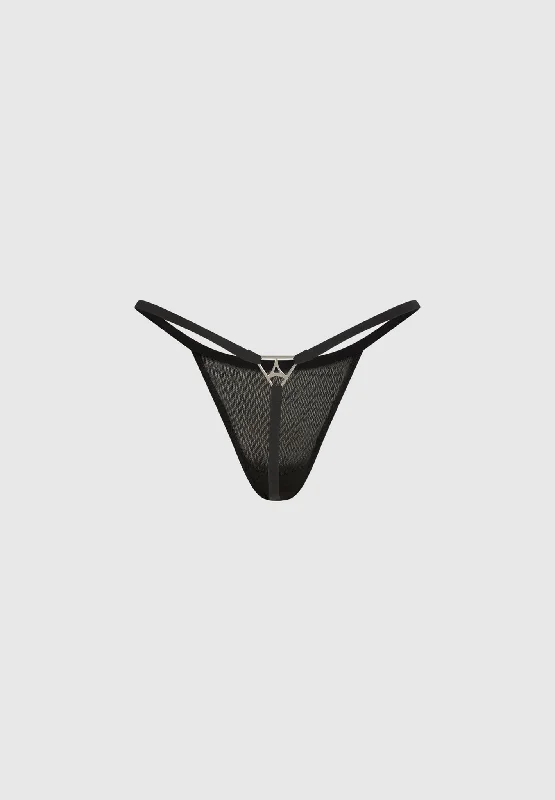 Mesh G-String - Black