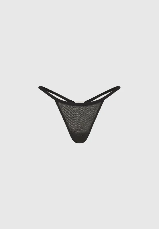 Mesh G-String - Black