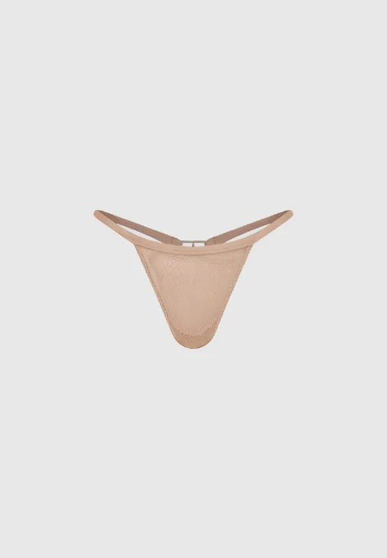 Mesh G-String - Taupe