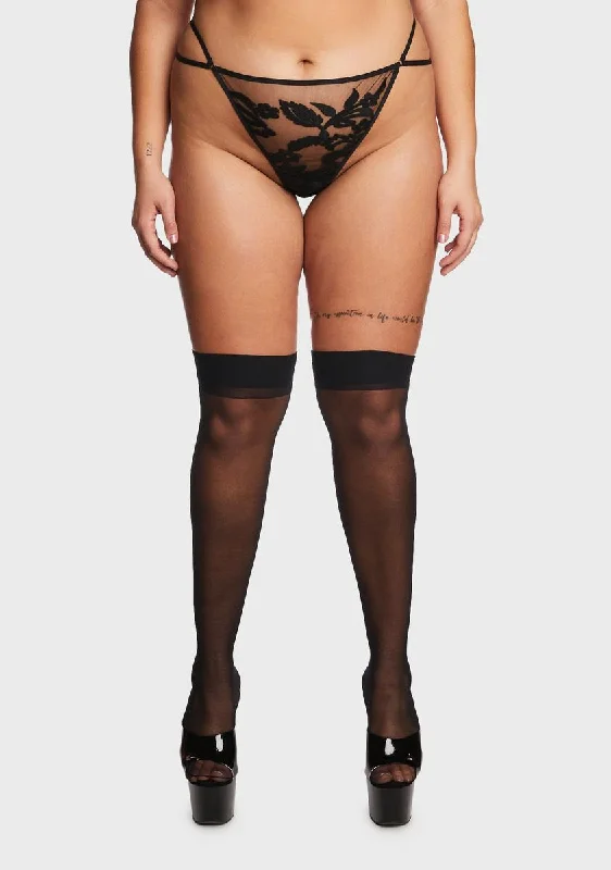 Plus Cornelia Mesh Thong